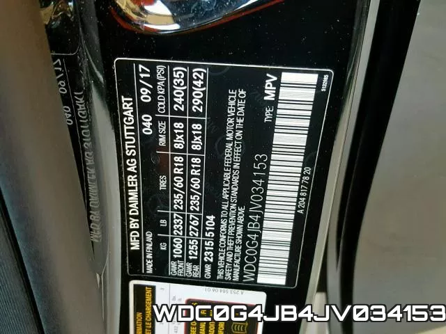 WDC0G4JB4JV034153 фото 2
