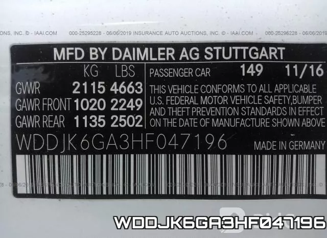 WDDJK6GA3HF047196 фото 10
