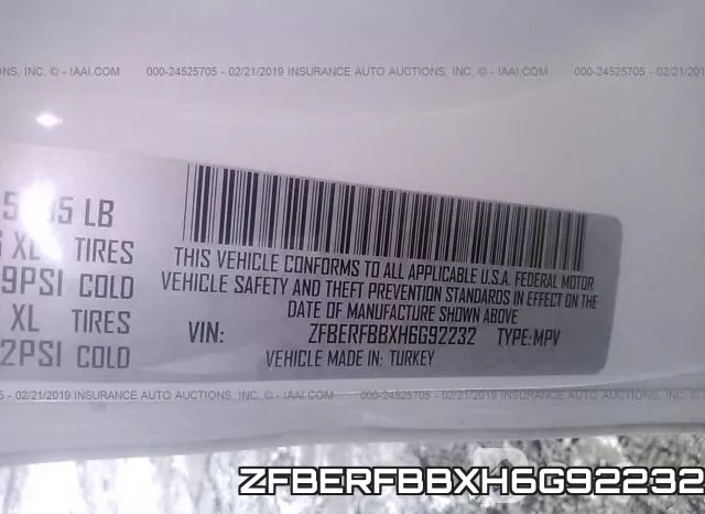 ZFBERFBBXH6G92232 фото 10