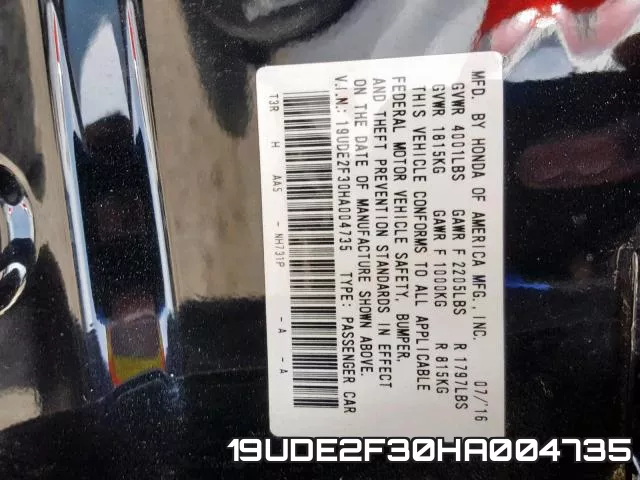 19UDE2F30HA004735 фото 2
