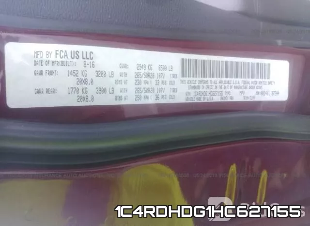 1C4RDHDG1HC627155 фото 10