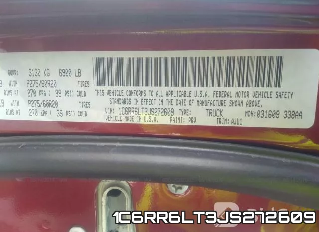 1C6RR6LT3JS272609 фото 10