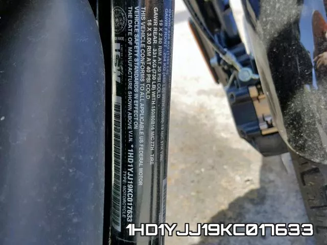 1HD1YJJ19KC017633 фото 2