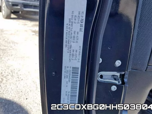 2C3CDXBG0HH503804 фото 2