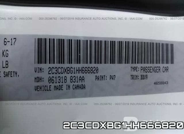 2C3CDXBG1HH666820 фото 9