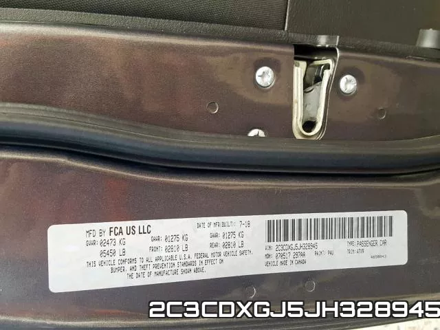 2C3CDXGJ5JH328945 фото 2