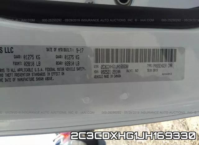 2C3CDXHG1JH169330 фото 10