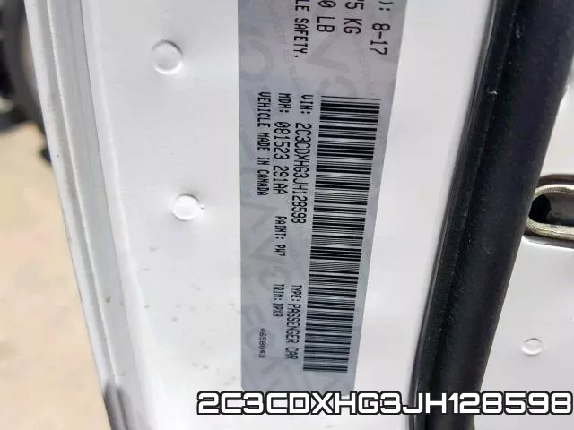 2C3CDXHG3JH128598 фото 2