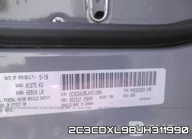 2C3CDXL98JH311990 фото 10
