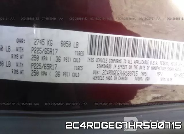 2C4RDGEG7HR580715 фото 10