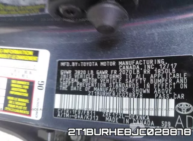 2T1BURHE8JC028878 фото 10