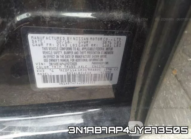 3N1AB7AP4JY273505 фото 10