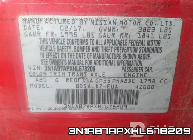 3N1AB7APXHL678209 фото 10
