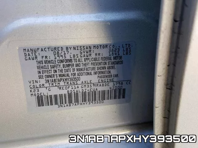3N1AB7APXHY393500 фото 2