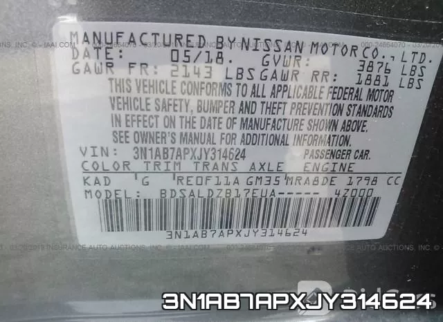 3N1AB7APXJY314624 фото 10