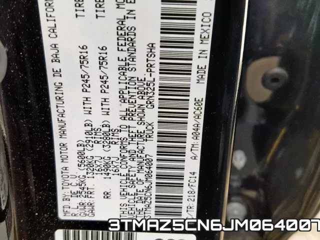 3TMAZ5CN6JM064007 фото 2
