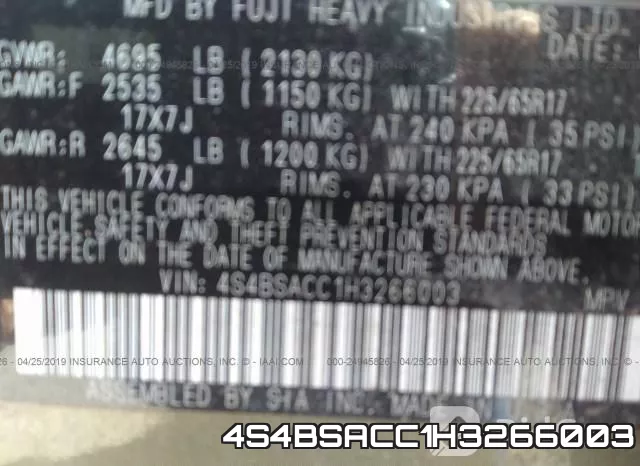 4S4BSACC1H3266003 фото 10