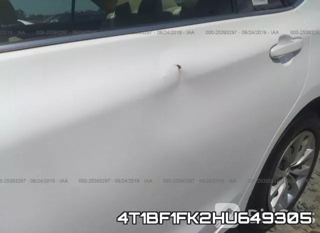4T1BF1FK2HU649305 фото 7