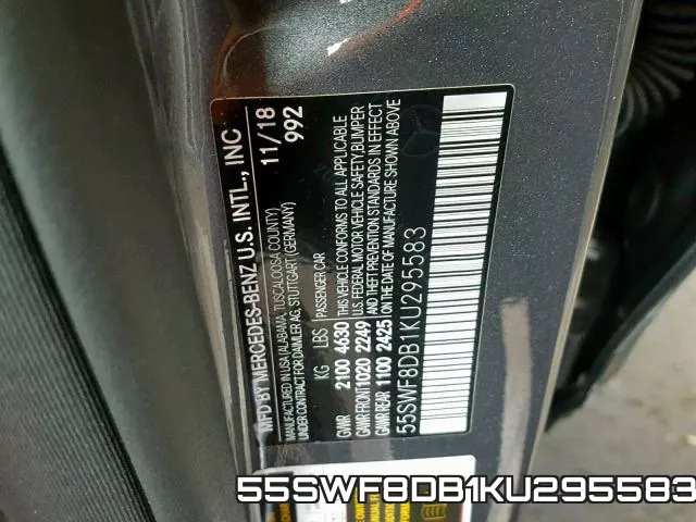 55SWF8DB1KU295583 фото 2