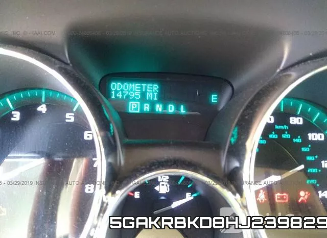 5GAKRBKD8HJ239829 фото 8