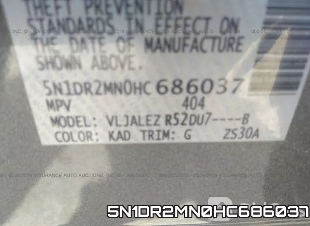 5N1DR2MN0HC686037 фото 10