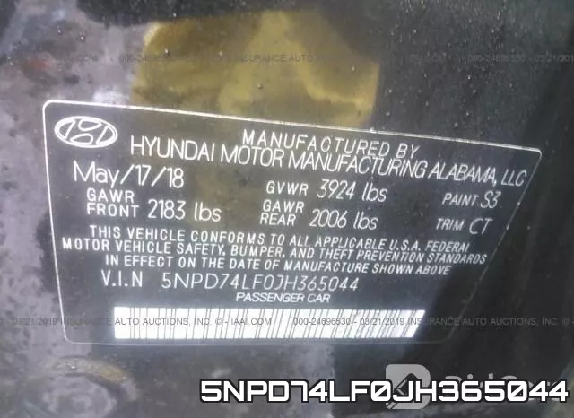 5NPD74LF0JH365044 фото 10