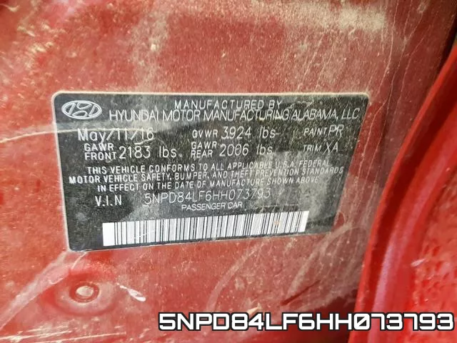 5NPD84LF6HH073793 фото 2