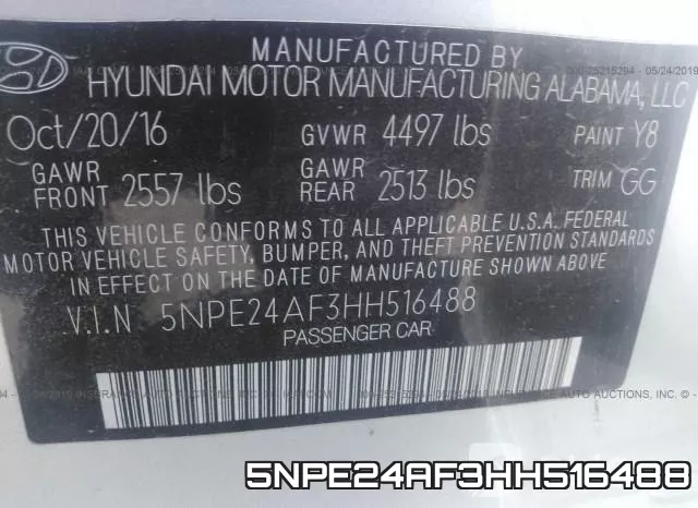 5NPE24AF3HH516488 фото 10