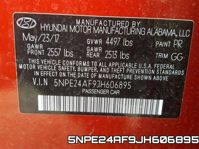 5NPE24AF9JH606895 фото 2