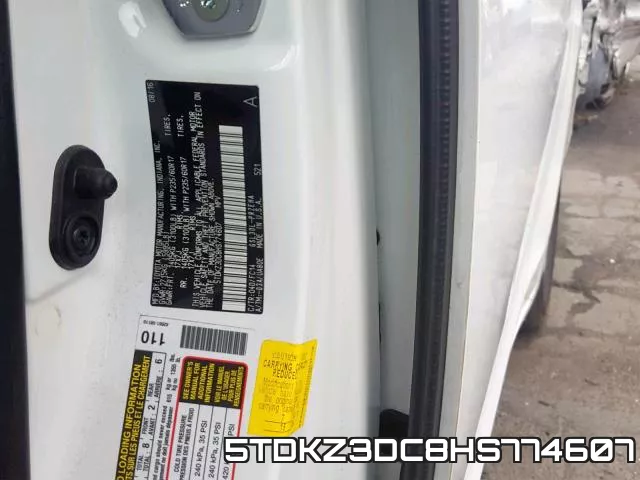 5TDKZ3DC8HS774607 фото 2