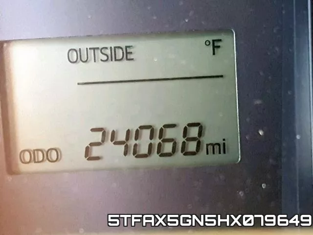 5TFAX5GN5HX079649 фото 9