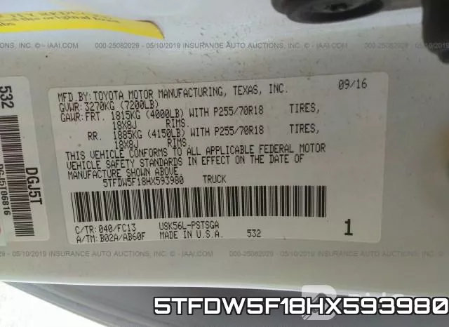 5TFDW5F18HX593980 фото 10