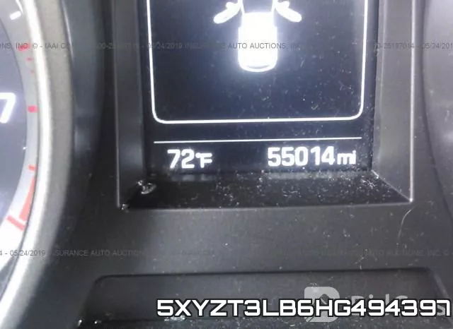 5XYZT3LB6HG494397 фото 8