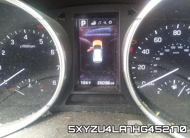 5XYZU4LA7HG452170 фото 8