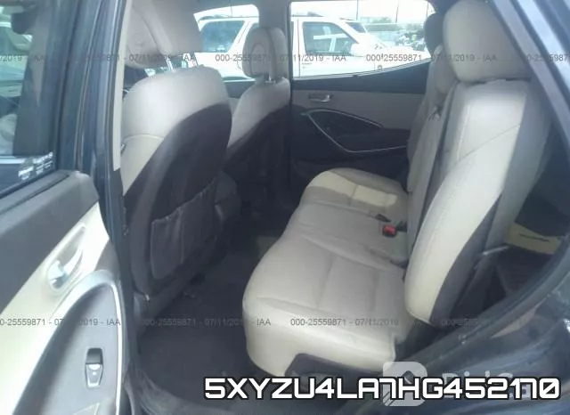 5XYZU4LA7HG452170 фото 9