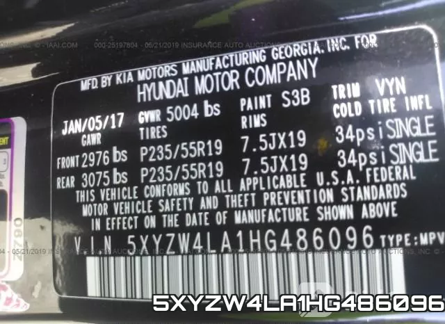 5XYZW4LA1HG486096 фото 10