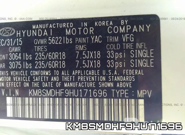 KM8SMDHF9HU171696 фото 10