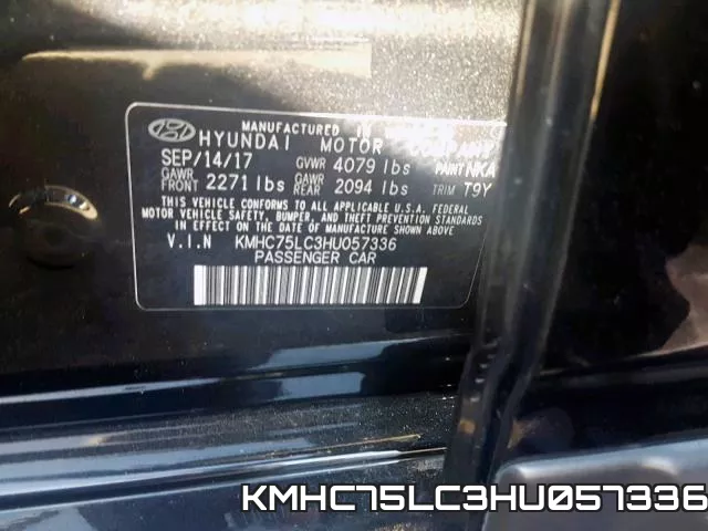 KMHC75LC3HU057336 фото 2