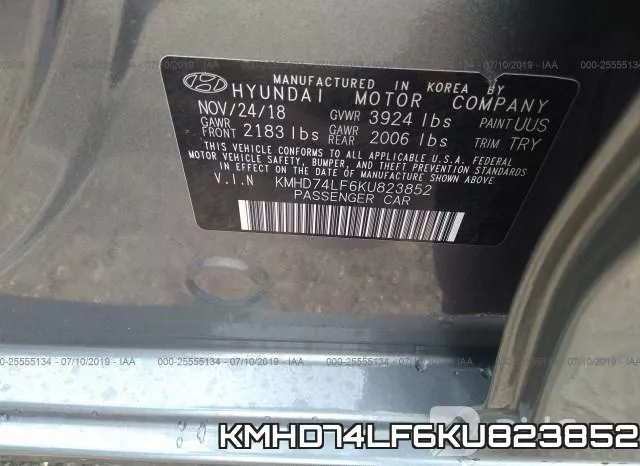 KMHD74LF6KU823852 фото 10