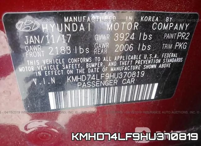 KMHD74LF9HU370819 фото 10