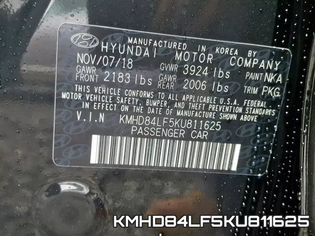 KMHD84LF5KU811625 фото 2