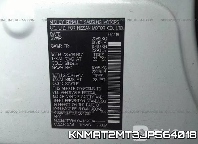 KNMAT2MT3JP564018 фото 10