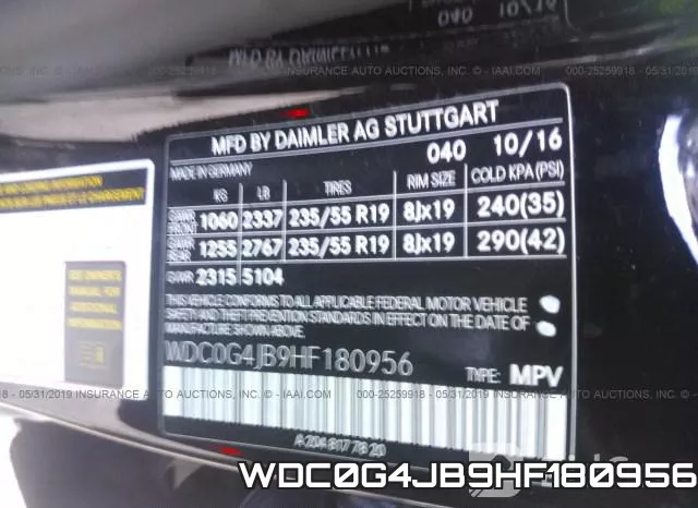 WDC0G4JB9HF180956 фото 10