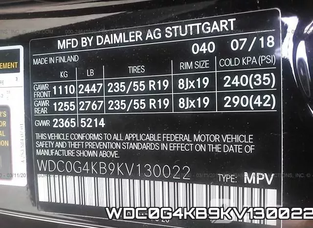 WDC0G4KB9KV130022 фото 10