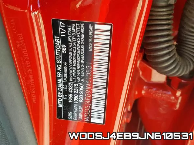 WDDSJ4EB9JN610531 фото 2