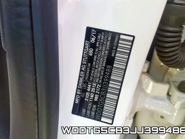 WDDTG5CB3JJ399488 фото 2