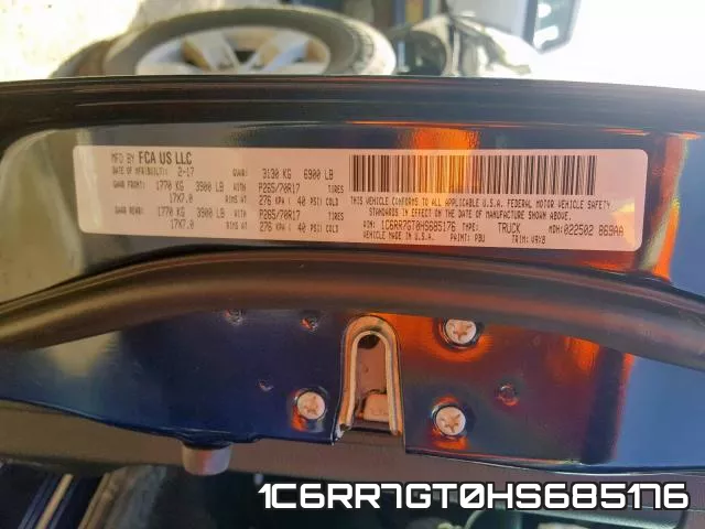 1C6RR7GT0HS685176 фото 2