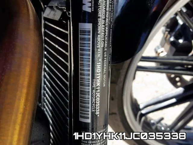 1HD1YHK11JC035338 фото 2