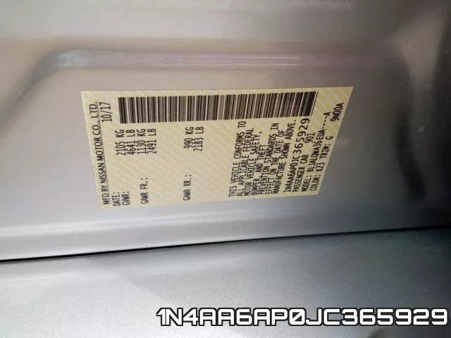 1N4AA6AP0JC365929 фото 2