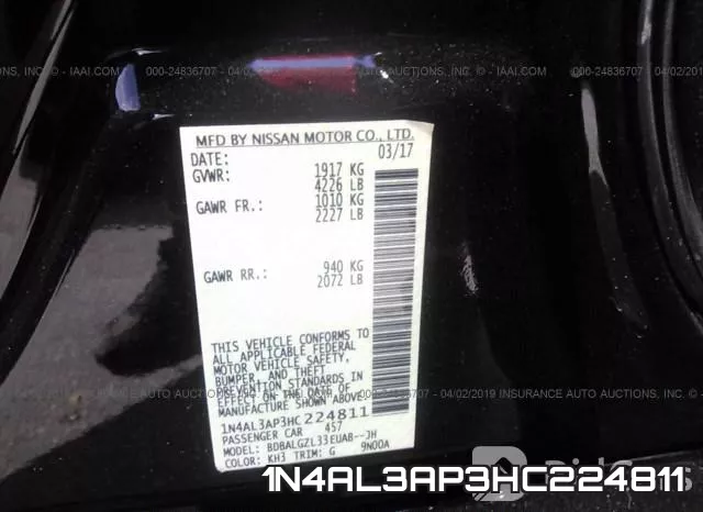 1N4AL3AP3HC224811 фото 10
